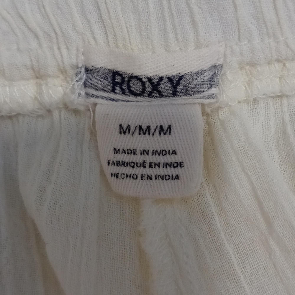 🍑Roxy🍑 - Cream Sheer Lounge/Cover-Up Short w/Lace Sides - Picture 3 of 14